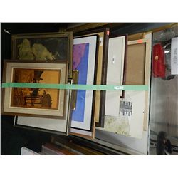 LOT OF FRAMED AND OTHER PICTURES