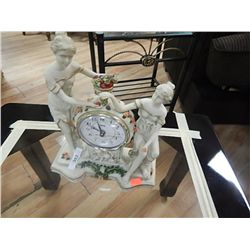 VICTORIAN STYLE TABLE CLOCK - 2 LADIES