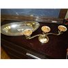 Image 1 : SILVER PLATED CANDELABRA AND DISH