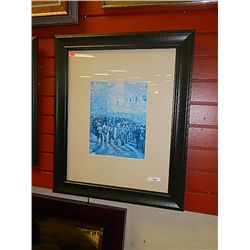 FRAMED PRINT - MEN IN PRISON