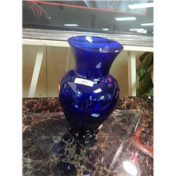 COLBALT BLUE GLASS VASE