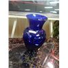 Image 1 : COLBALT BLUE GLASS VASE