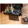 Image 2 : COFFEE TABLE SET - 3 PC - BLACK - LIGHTING STYLE- TOPS