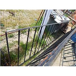 METAL RAILING - 34"H - 114" LONG