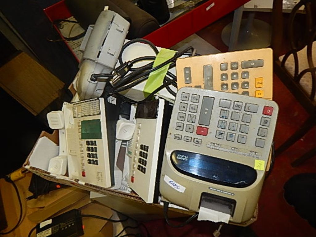 Computer Adding Machines ADDING MACHINES -3, PHONES & COMPUTER POWER BACKUP