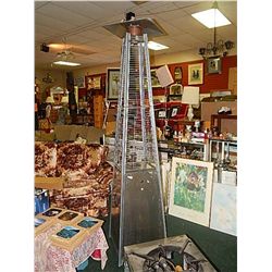 PROPANE PATIO HEATER - NEEDS CENTER GLASS BUT CAN USE A METAL PIPE