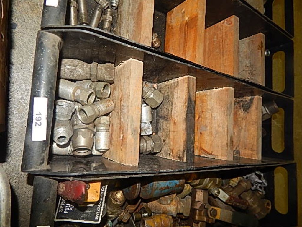 BIN OF HYDRAULIC FITTINGS 1 BLACK