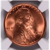 Image 2 : 1946 LINCOLN CENT, NGC MS-67 RED!  RARE!! POPULATION 35! NONE HIGHER!!