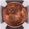 Image 3 : 1946 LINCOLN CENT, NGC MS-67 RED!  RARE!! POPULATION 35! NONE HIGHER!!