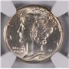 Image 2 : 1941 MERCURY DIME, NGC MS-66 FB