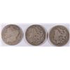 Image 1 : LOT OF 3 CIRCULATED MORGAN DOLLARS