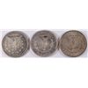 Image 2 : LOT OF 3 CIRCULATED MORGAN DOLLARS, 1878, 1921D, 1921S
