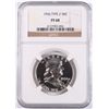 Image 1 : 1956 FRANKLIN HALF DOLLAR, TYPE-2, NGC PROOF-68!