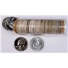 Image 1 : GEM ROLL OF PROOF WASHINGTON QUARTERS DATED 1964 AND EARLIER