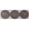Image 2 : LOT OF 3 CIRCULATED MORGAN DOLLARS 1880, 1881-O, 1883-O