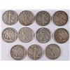Image 1 : LOT OF 11 WALKING LIBERTY HALF DOLLARS