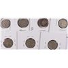Image 1 : LOT OF 7- THREE CENT NICKELS G-FINE