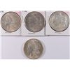 Image 1 : LOT OF 4 MORGAN DOLLARS AU/BU , 1921 (3), & 1921-S (1)
