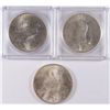 Image 2 : LOT OF 2- 1923 AND 1-1923S PEACE DOLLARS AU/BU
