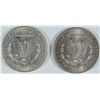 Image 2 : LOT OF 2 BU MORGAN DOLLARS 1885, 1887
