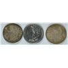 Image 1 : LOT OF 3 AU+ MORGAN DOLLARS, 1887 , 1921, 1921-D