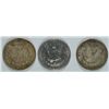 Image 2 : LOT OF 3 AU+ MORGAN DOLLARS, 1887 , 1921, 1921-D