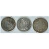 Image 1 : LOT OF 3 AU MORGAN DOLLARS, 1888-O, 1921, 1921-S