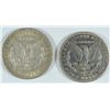 Image 2 : LOT OF 2 AU MORGAN DOLLARS AU 1904-O, 1921-D