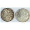 Image 1 : LOT OF 2 BU 1921 MORGAN DOLLARS