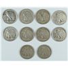 Image 2 : LOT OF 10 WALKING LIBERTY HALF DOLLARS