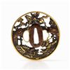 Image 8 : Sukashibori Tsuba with Detailed Iroezogan Warriros, Edo