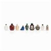 Image 9 : Collection of 9 Fine Snuff Bottles, China, Qing, c. 1900