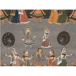 Original Pichhavai from Rajasthan, India, early 20th Century