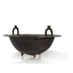 Large Seljuk Bronze Bowl, Khorasan, 11th/12th Century