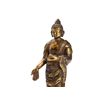 Image 2 : Partly Gilt Buddha Ratnasambhava Bronze Figure, Tibet, 20th C