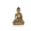 Image 3 : Gilt Cult Bronze Figure of Buddha Shakyamuni, Tibet, 20th C