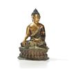Image 10 : Gilt Copper Bronze Figure of Buddha Shakyamuni, Tibet, 20th C