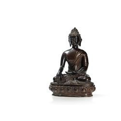 Bronze Figure of Buddha Shakyamuni in Padmasana, 19th / 20th C