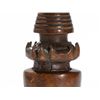 Image 4 : Copper Parinirvana Stupa with Lotus Decoration, Tibet, c. 1900