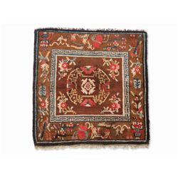 Carpet of a Tibetan Lama with Central Medallion, 19th Century