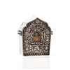 Image 9 : Gau Amulet Box with Chased Silver Front, Tibet, 1900