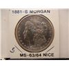 Image 1 : 1881-S Morgan Dollar