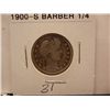 Image 1 : 1900-S Barber Quarter