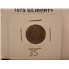 Image 1 : 1875 Seated Liberty Dime