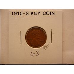 1910-S Lincoln Wheat Cent
