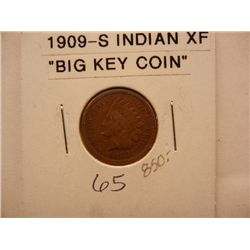 1909-S Indian Head Cent, Big Key Date