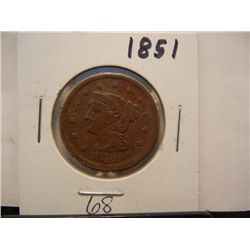 1851 Large Cent