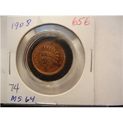 1908 Indian Head Cent
