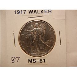 1917 Walking Liberty Half Dollar