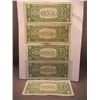 Image 2 : (5) 1957 $1 Silver Certificates